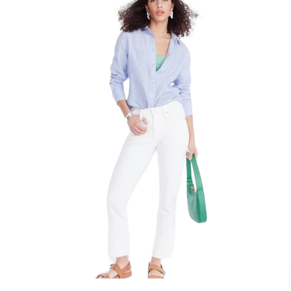 Vintage 90's Union Bay White Bootcut Jeans size 9 - Picture 2 of 9